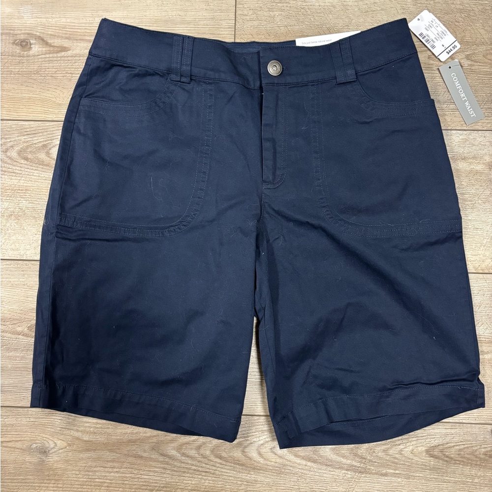 Navy Blue Casual Shorts
